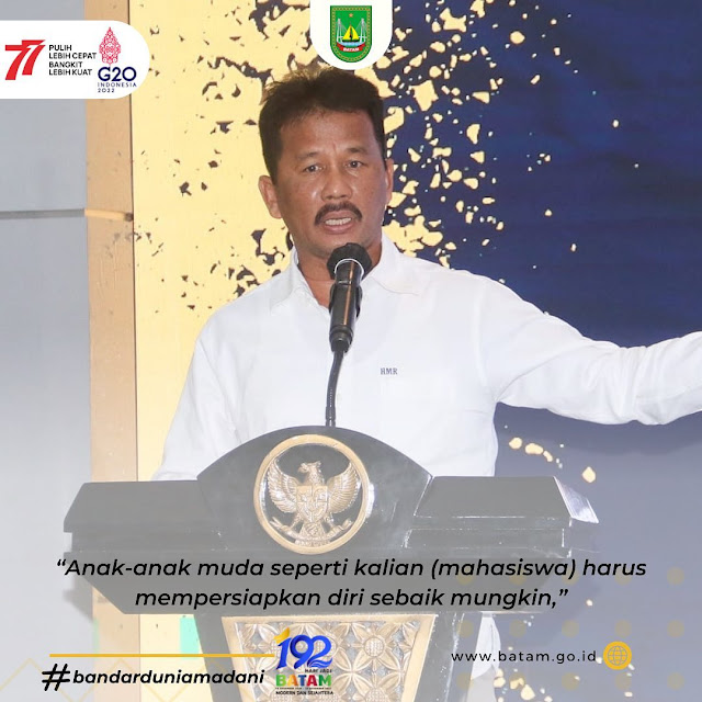 Mahasiswa Baru Politeknik Batam disambut Walikota Batam