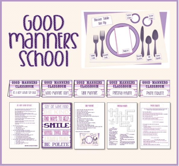 Activity Day Ideas: Activity Days Good Manners School ...