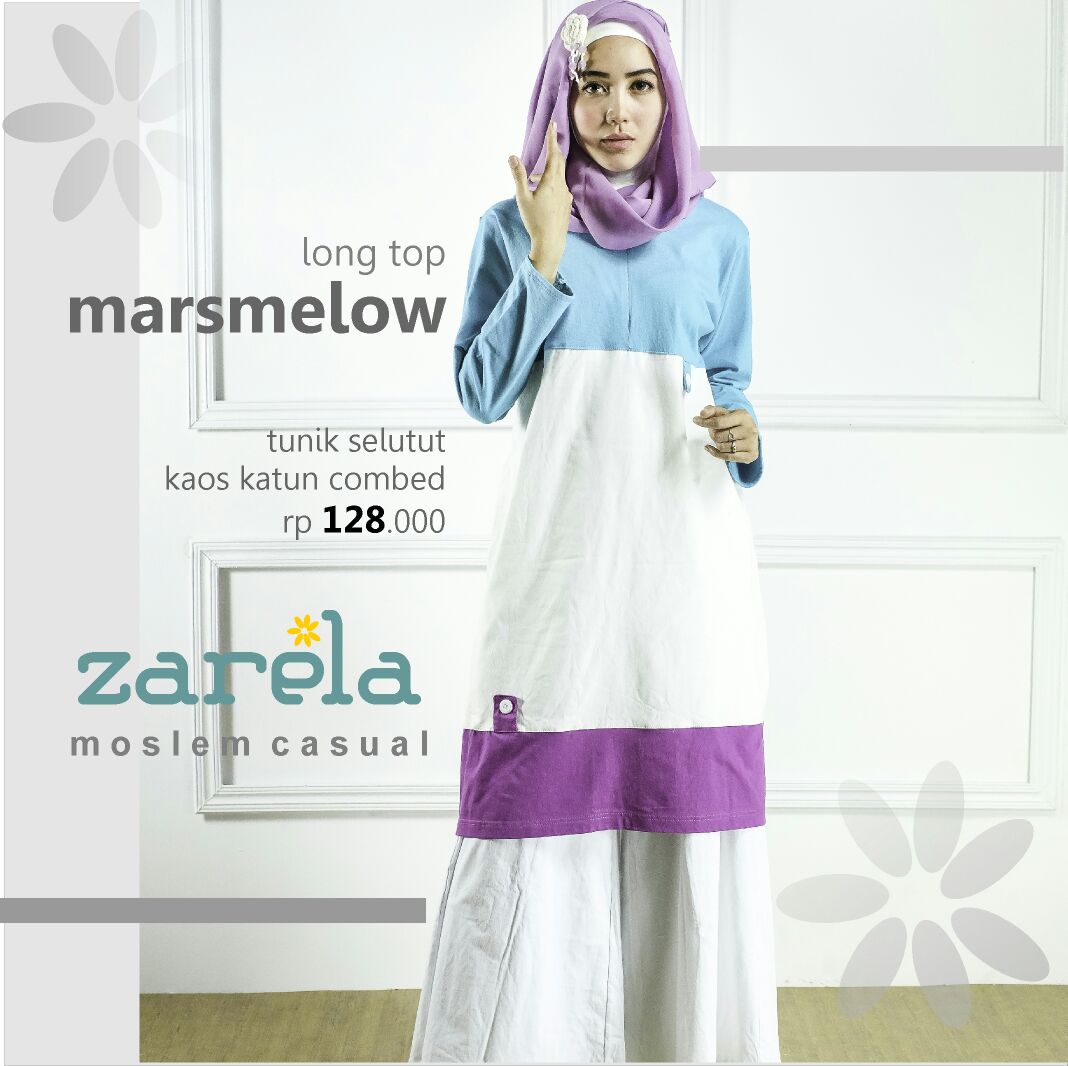 KOLEKSI BLOUSE KAOS ZARELA MARSMELOW