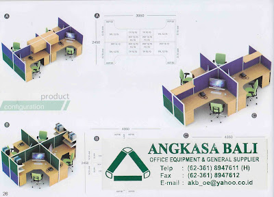 meja partisi kantor