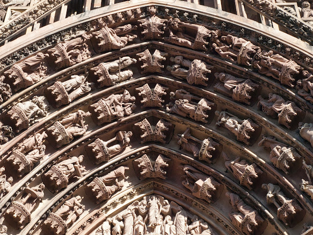 jiemve, Grand Est, Strasbourg, Cathédrale, portail, sculpture, bas-relief