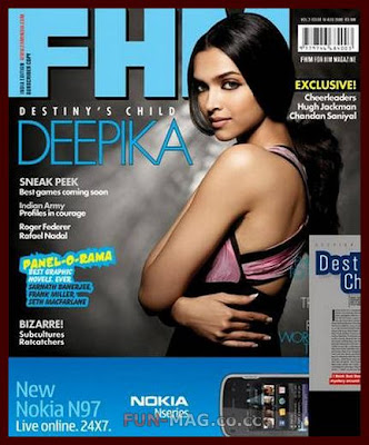 Deepika Padukone - FHM Magazine - Magazine Scan