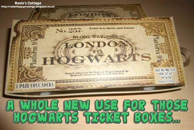 A whole new use for those Hogwarts ticket boxes...