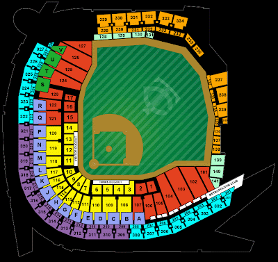 twins target field seating chart. second Twins home game,