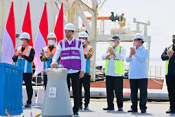 Jokowi Resmikan Terminal Kijing Pelabuhan Pontianak di Kabupaten Mempawah