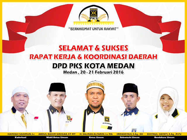 Gelar Rakorda, PKS Kota Medan Akan Turunkan Program Berkhidmat Untuk Rakyat