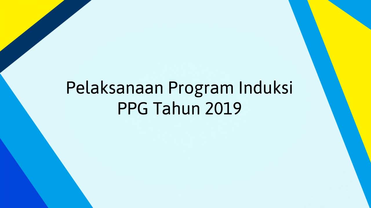 program induksi ppg 2019