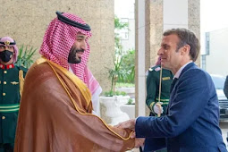 Emmanuel Macron Sambut Kehadiran Mohammed Bin Salman 