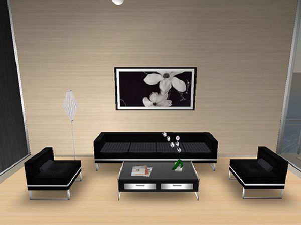 Minimalist decorating living space