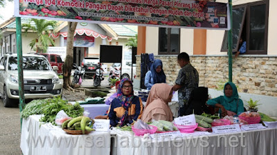 Jelang Ramadhan Dinas Ketahanan Pangan Pinrang Gelar Pasar Murah