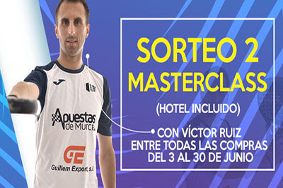 Padel Nuestro sortea dos Masterclass con el jugador murciano WPT Víctor Ruiz 