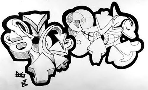 graffiti drawings