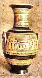 Attic geometric amphora