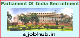 Parliament Of India Recruitment