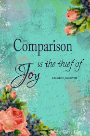 Quote Comparison is the thief of Joy - Jalien Cozy Living