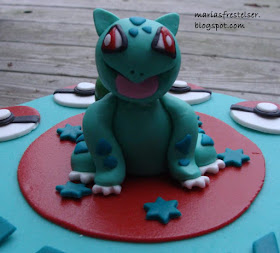 Bulbasaur sockerpasta figur