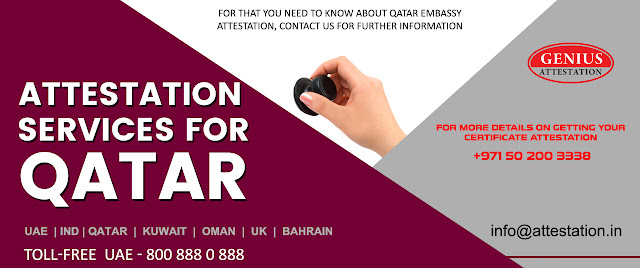  Attestation services For Qatar