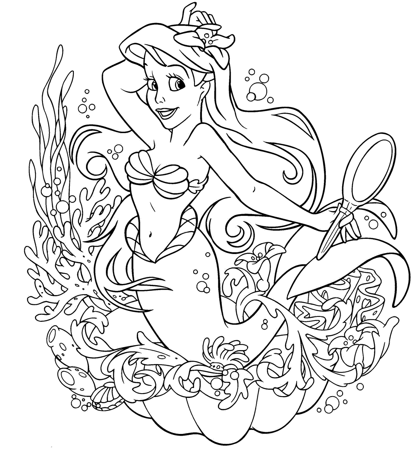 princess coloring pages