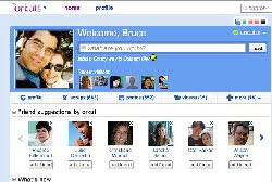 O novo formato do orkut