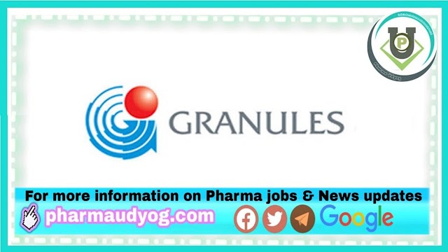 Granules India | Walk-in interview for Warehouse on 14th Jun 2021