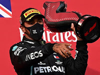 Lewis Hamilton wins Emilia Romagna Grand Prix.