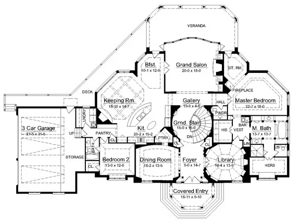 House Avanleigh Estate House Plan - Green Builder House Plans For Estate Floor Plans