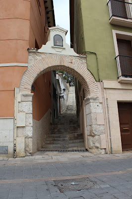 Escalera cerca Plaza Mayor de Villena, Leyendas del Rock 2016