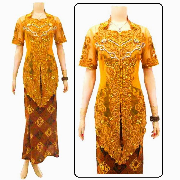  Kebaya Batik Modern KODE KBW 124 Batik Bagoes Solo 