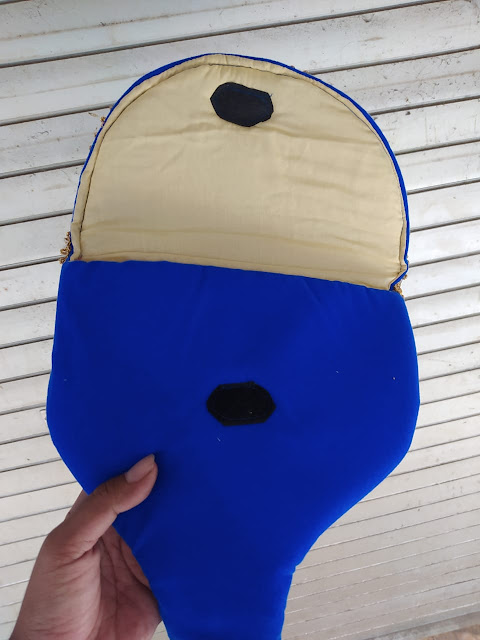 Singep sarung keris Warna biru