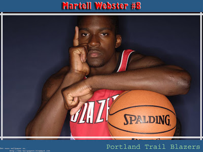 Martell Webster and Portland Trail Blazers Wallpaper