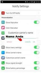 2 Cara Membuat Nama Di Atas Layar HP Vivo