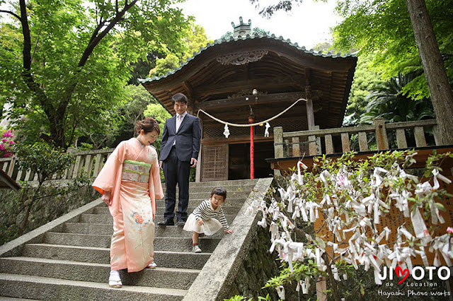 和歌山県の神社でお宮参り出張撮影