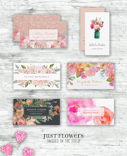 Just Flowers Business Card Collection
