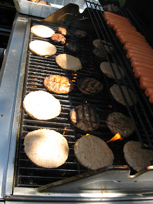 burgers and hot dogs. the Burgers and Hot Dogs