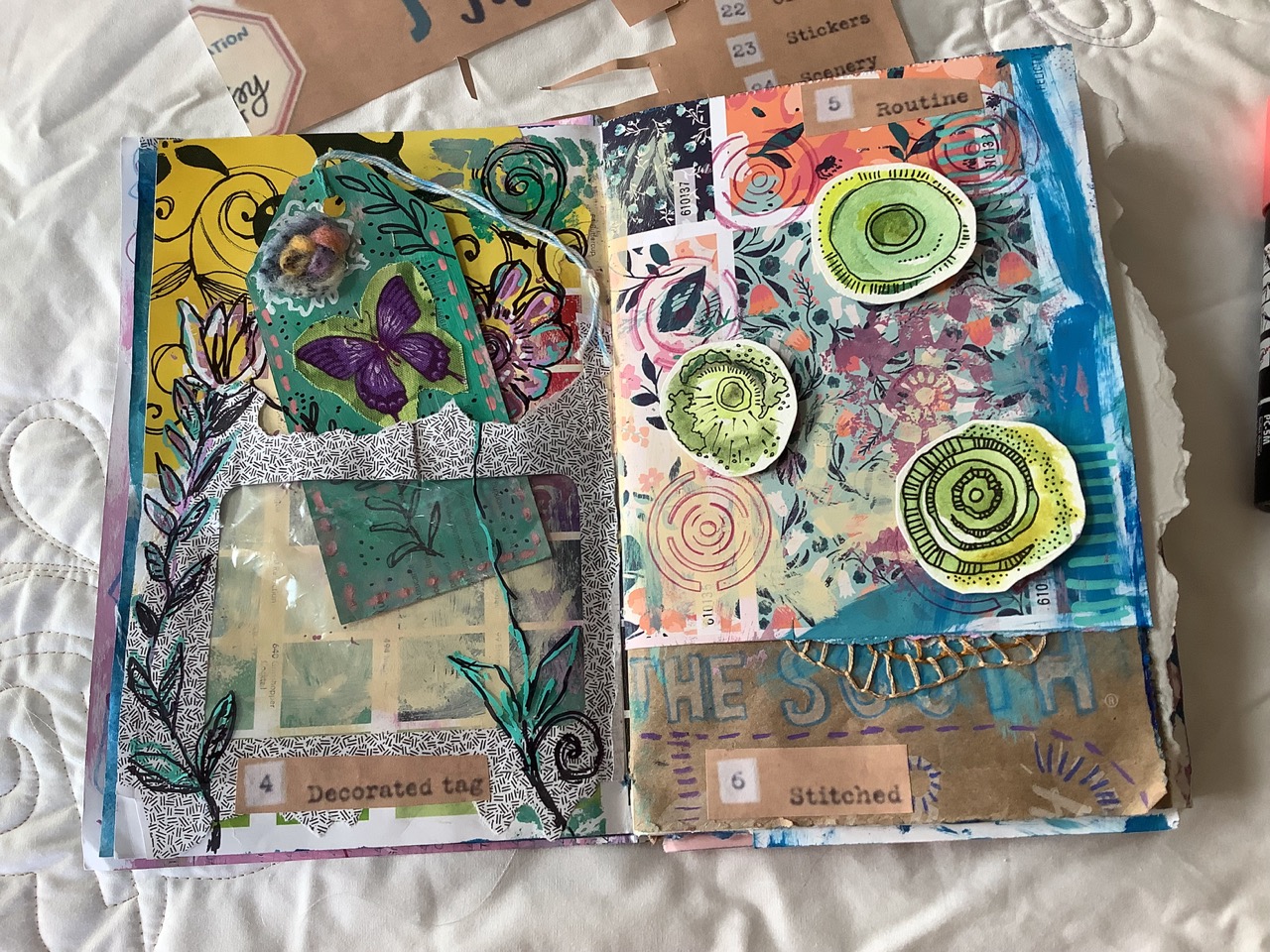 Art Journaling with Paper Punches — The Handcrafted Story