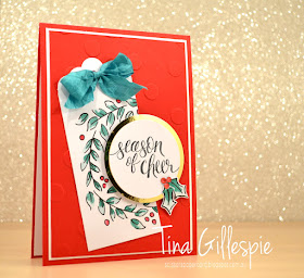 scissorspapercard, Stampin' Up!, Art With Heart, Heart Of Christmas, Watercolour Christmas