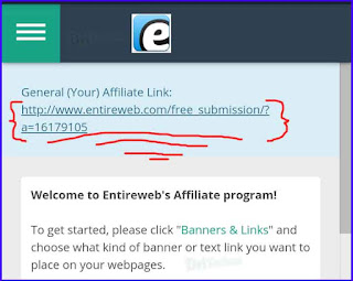 ربح المال من الانترنت بسرعة affiliate entireweb