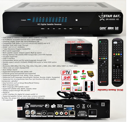 NOVA ATUALIZAÇÃO STARSAT SR-60000 HD V1.80 - 16-12-2015