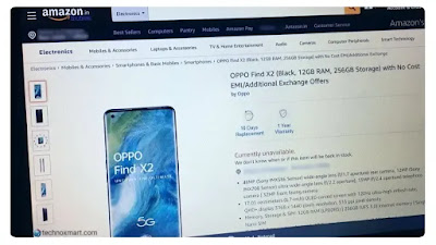 Oppo Find X2 Price Tips Via Amazon India Listed Before Launch