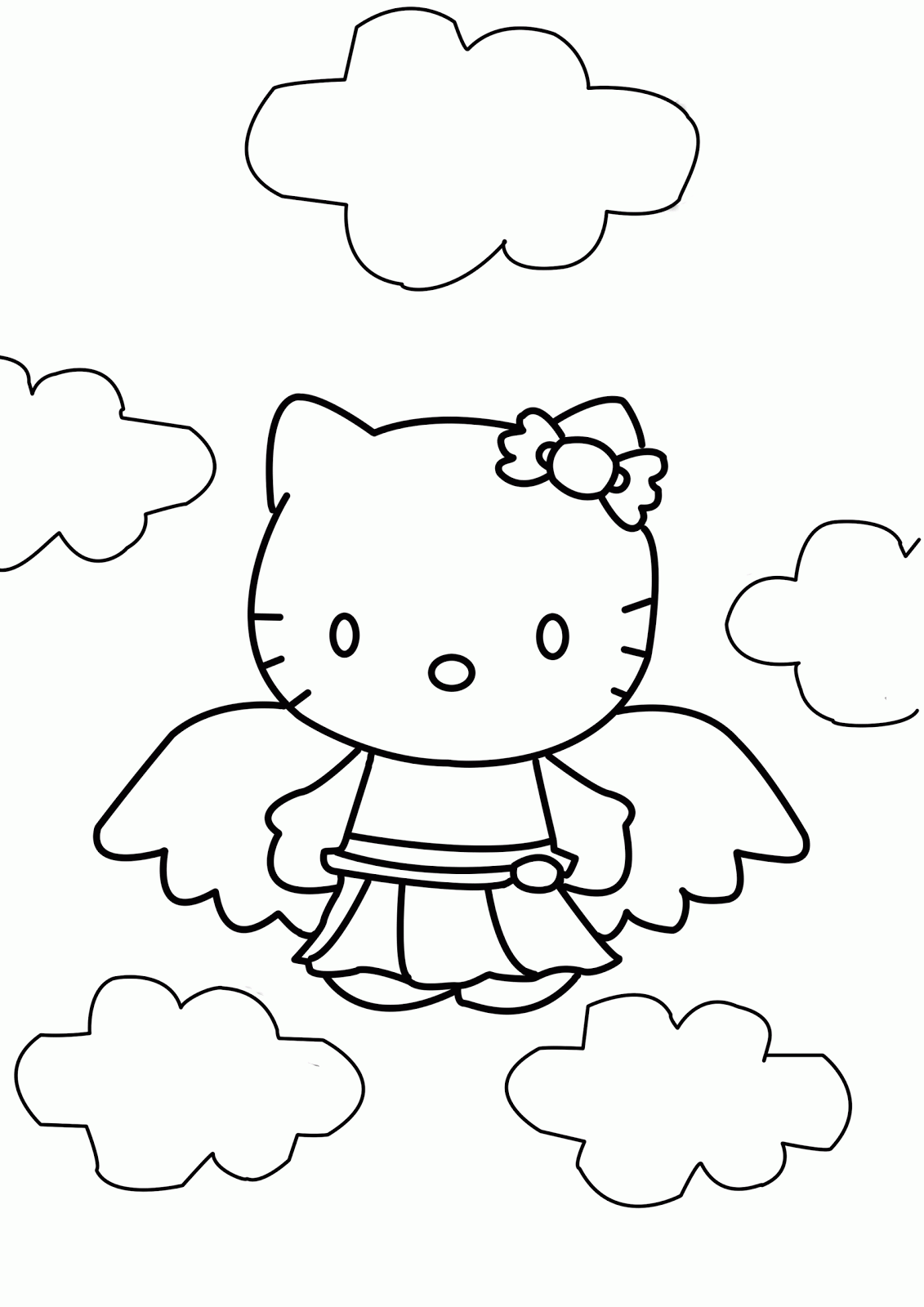 Download Hello Kitty Girlie | Learn To Coloring