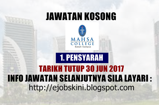 Jawatan Kosong