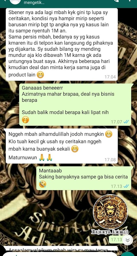 Saking banyaknya sampek ga bisa cerita