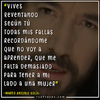 Marco Antonio Solís con frases