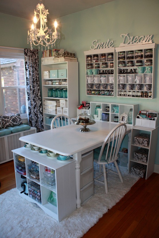 Crafty Girl Bliss Craft  Room  Ideas  From Pinterest