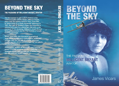 Book cover, Beyond the Sky