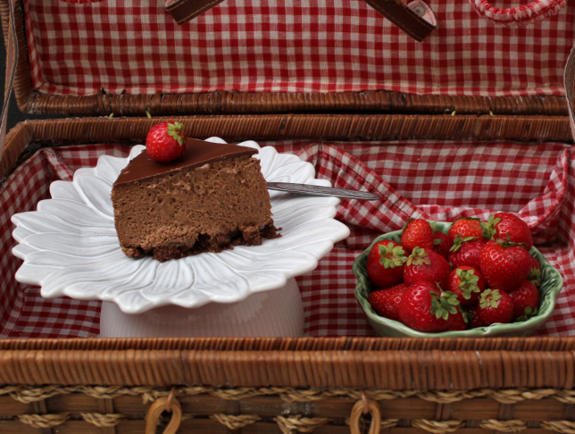 Bolo mousse de chocolate