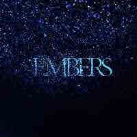 pochette EMBERS embers, EP 2023