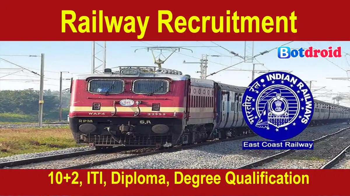 East Coast Railway Recruitment 2023, Apply Online for ALP, JE Job Vacancies