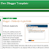 Download Blogger Template - Green House Sablon