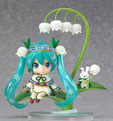 Figura Snow Miku Snow Bell Ver. Nendoroid Edición Limitada Hatsune Miku Vocaloid